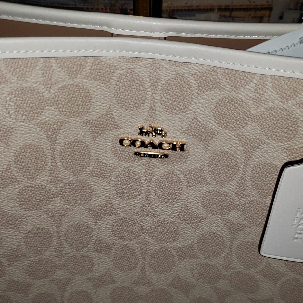 Coach 2pc Monogram Tote - Picture 3 of 15